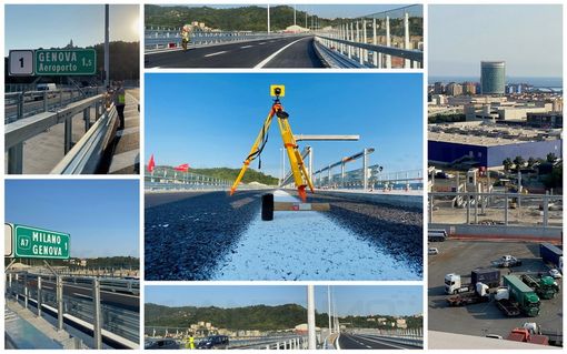In viaggio sul nuovo ponte San Giorgio di Genova che verrà aperto mercoledì. Nel nome di chi non c'è più e della Ligura In viaggio sul nuovo ponte San Giorgio di Genova che verrà aperto mercoledì. Nel nome di chi non c'è più e della Ligura