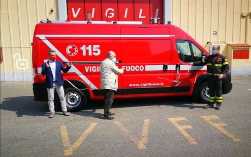 Mede: donato un mezzo di soccorso ai Vigili del fuoco