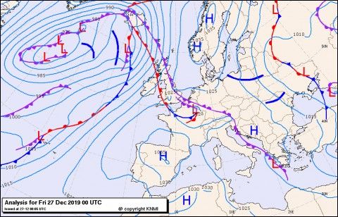 Previsioni meteo per venerdì 27, sabato 28, domenica 29 (dicembre)