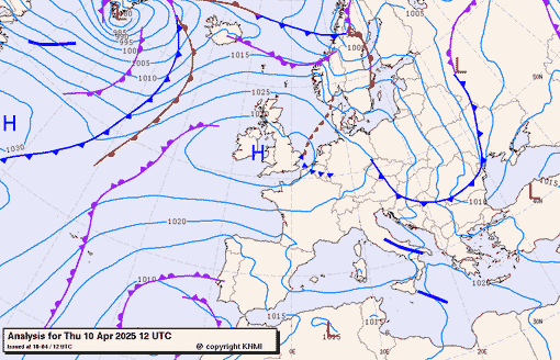 Previsioni meteo per giovedì 10, venerdì 11, sabato 12 (aprile)
