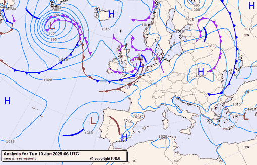 Previsioni meteo per martedì 10, mercoledì 11, giovedì 12 (giugno)