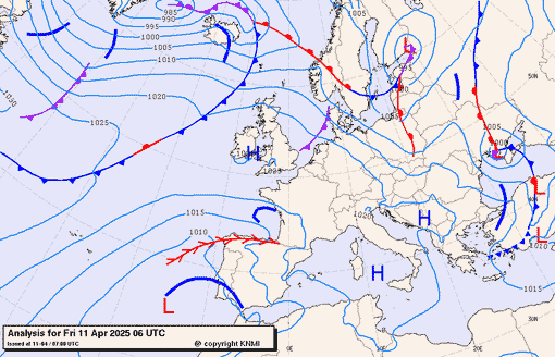 Previsioni meteo per venerdì 11, sabato 12, domenica 13 (aprile)