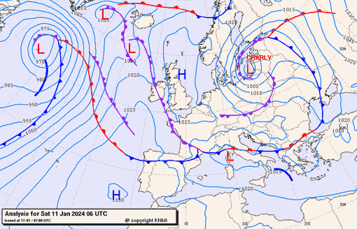 Previsioni meteo per sabato 11, domenica 12, lunedì 13 (gennaio)