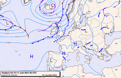 Previsioni meteo per venerdì 11, sabato 12, domenica 13 (giugno)