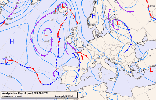 Previsioni meteo per giovedì 12, venerdì 13, sabato 14 (giugno)