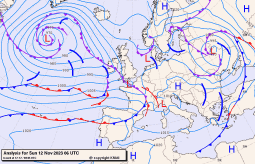 Previsioni meteo per domenica 12, lunedì 13, martedì 14 (novembre)
