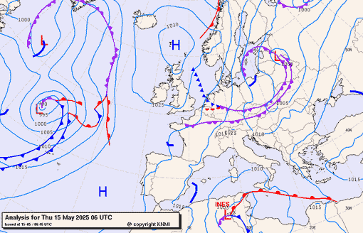 Previsioni meteo per giovedì 15, venerdì 16, sabato 17 (maggio)