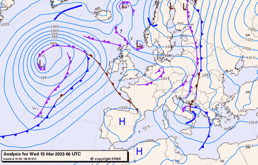 Previsioni meteo per mercoledì 15, giovedì 16, venerdì 17 (marzo)
