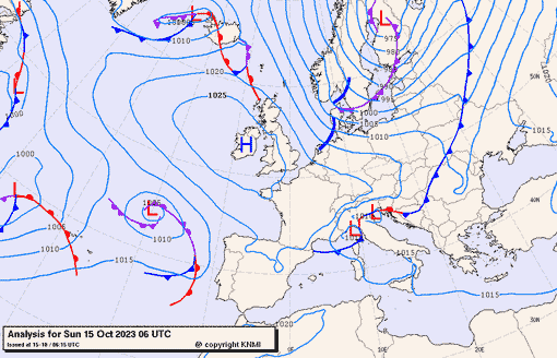 Previsioni meteo per domenica 15, lunedì 16, martedì 17 (ottobre)