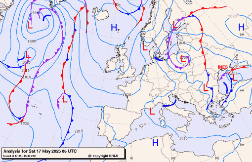 Previsioni meteo per martedì 17, mercoledì 18, giovedì 19 (giugno)