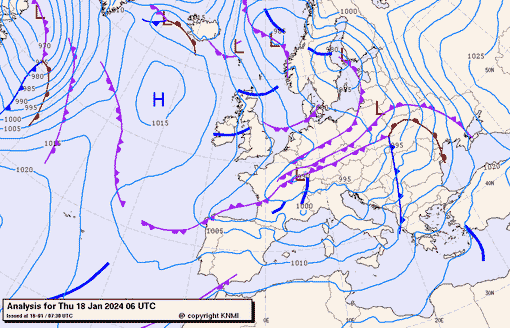 Previsioni meteo per giovedì 18, venerdì 19, sabato 20 (gennaio)