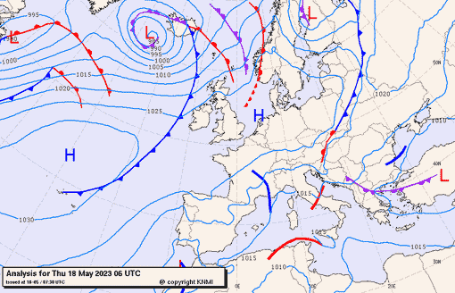Previsioni meteo per giovedì 18, venerdì 19, sabato 20 (maggio)