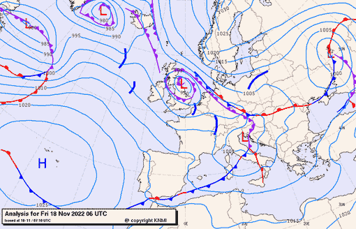 Previsioni meteo per venerdì 18, sabato 19, domenica 20 (novembre)