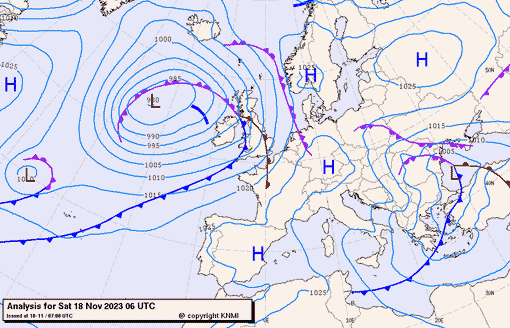 Previsioni meteo per sabato 18, domenica 19, lunedì 20 (novembre)