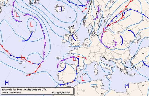 Previsioni meteo per lunedì 19, martedì 20, mercoledì 21 (maggio)