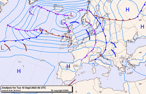 Previsioni meteo per martedì 19, mercoledì 20, giovedì 21 (settembre)