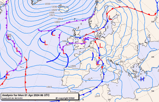 Previsioni meteo per lunedì 1, martedì 2, mercoledì 3 (aprile)