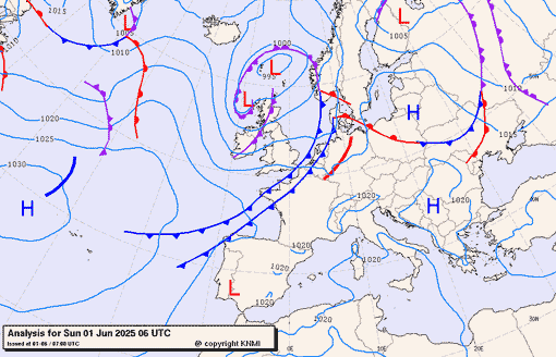 Previsioni meteo per domenica 1, lunedì 2, martedì 3 (giugno)