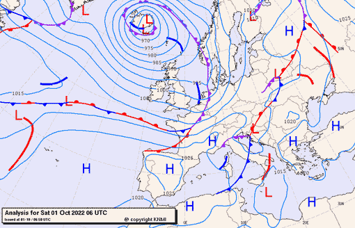 Previsioni meteo per sabato 1, domenica 2, lunedì 3 (ottobre)