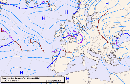 Previsioni meteo per martedì 1, mercoledì 2, giovedì 3 (ottobre)