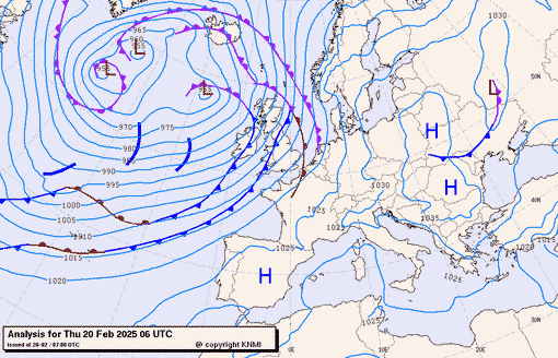 Previsioni meteo per giovedì 20, venerdì 21, sabato 22 (febbraio)