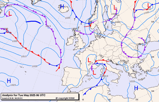 Previsioni meteo per martedì 20, mercoledì 21, mercoledì 22 (maggio)
