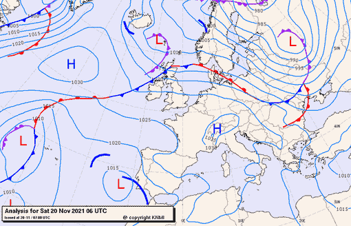 Previsioni meteo per sabato 20, domenica 21, lunedì 22 (novembre)