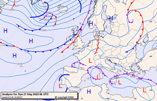 Previsioni meteo per domenica 21, lunedì 22, martedì 23 (maggio)