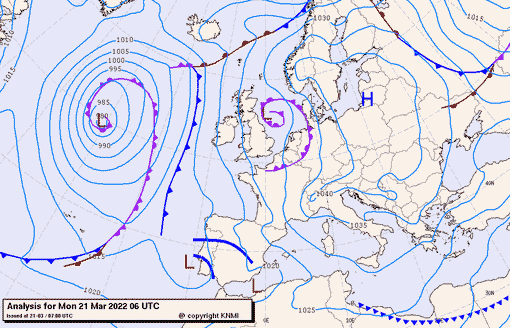 Previsioni meteo per lunedì 21, martedì 22, mercoledì 23 (marzo)