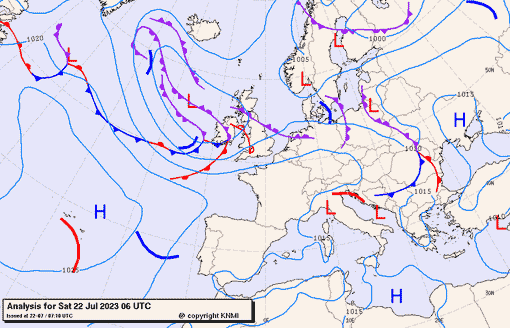 Previsioni meteo per sabato 22, domenica 23, lunedì 24 (luglio)