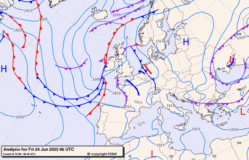 Previsioni meteo per venerdì 24, sabato 25, domenica 26 (giugno)