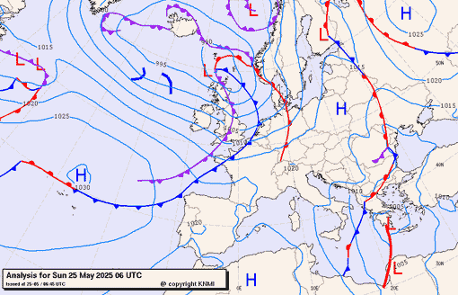 Previsioni meteo per domenica 25, lunedì 26, martedì 27 (maggio)