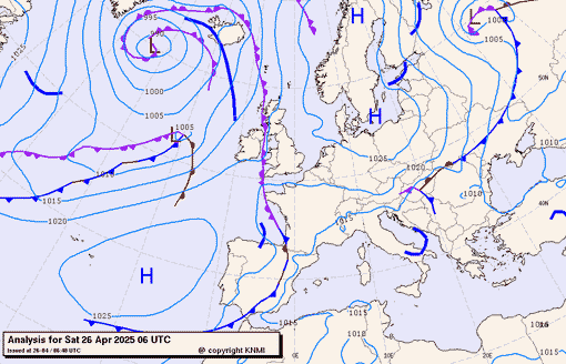 Previsioni meteo per sabato 26, domenica 27. lunedì 28 (aprile)