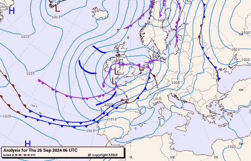 Previsioni meteo per giovedì 26, venerdì 27, sabato 28 (settembre)