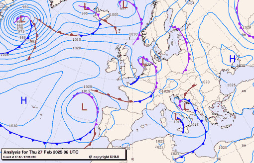 Previsioni meteo per giovedì 27, venerdì 28, sabato 1 (febbraio-marzo)