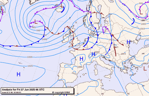 Previsioni meteo per venerdì 27, sabato 28, domenica 29 (giugno)