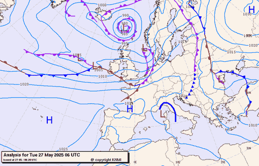 Previsioni meteo per martedì 27, mercoledì 28, giovedì 29 (maggio)