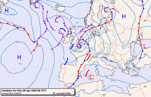 Previsioni meteo per domenica 28, lunedì 29, martedì 30 (aprile)
