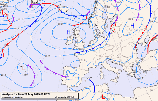 Previsioni meteo per lunedì 29, martedì 30, mercoledì 31 (maggio)
