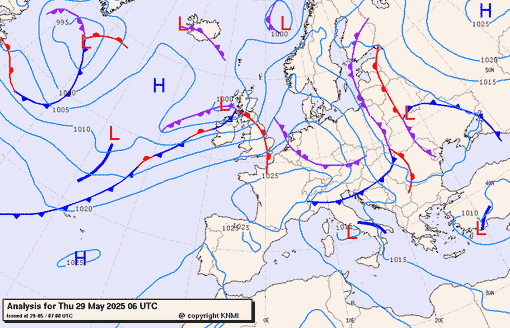 Previsioni meteo per giovedì 29, venerdì 30, sabato 31 (maggio)