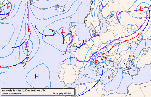 Previsioni meteo per sabato 2, domenica 3, lunedì 4 (dicembre)