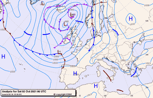 Previsioni meteo per sabato 2, domenica 3, lunedì 4 (ottobre)
