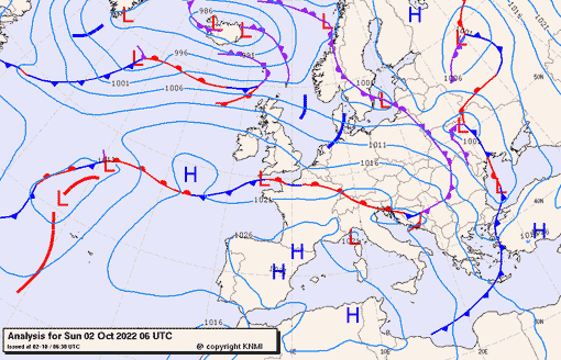 Previsioni meteo per domenica 2, lunedì 3, martedì 4 (ottobre)