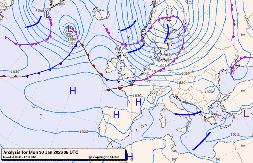 Previsioni meteo per lunedì 30, martedì 31, mercoledì 1 (gennaio-febbraio)