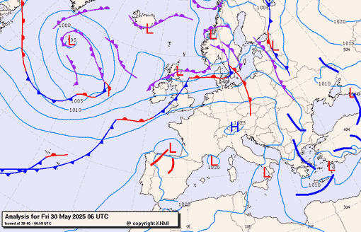 Previsioni meteo per venerdì 30, sabato 31, domenica 1 (maggio-giugno)
