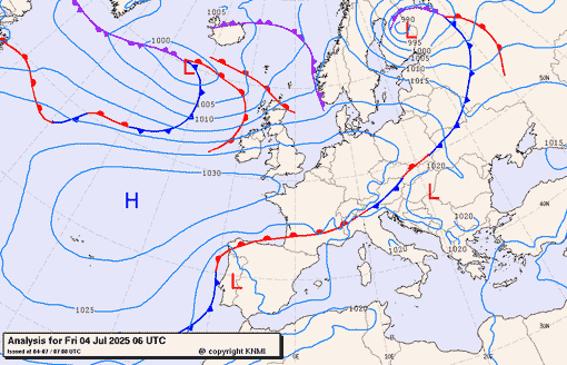 Previsioni meteo per venerdì 4, sabato 5, domenica 6 (luglio)