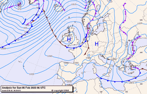 Previsioni meteo per domenica 5, lunedì 6, martedì 7 (febbraio)