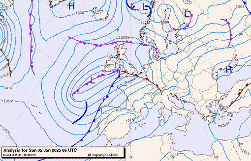 Previsioni meteo per domenica 5, lunedì 6, martedì 7 (gennaio)
