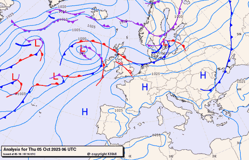 Previsioni meteo per giovedì 5, venerdì 6, sabato 7 (ottobre)