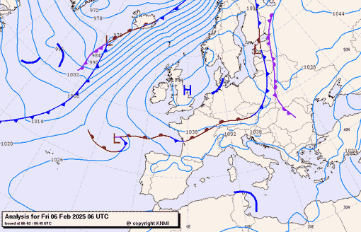 Previsioni meteo per giovedì 6, venerdì 7, sabato 8 (febbraio)